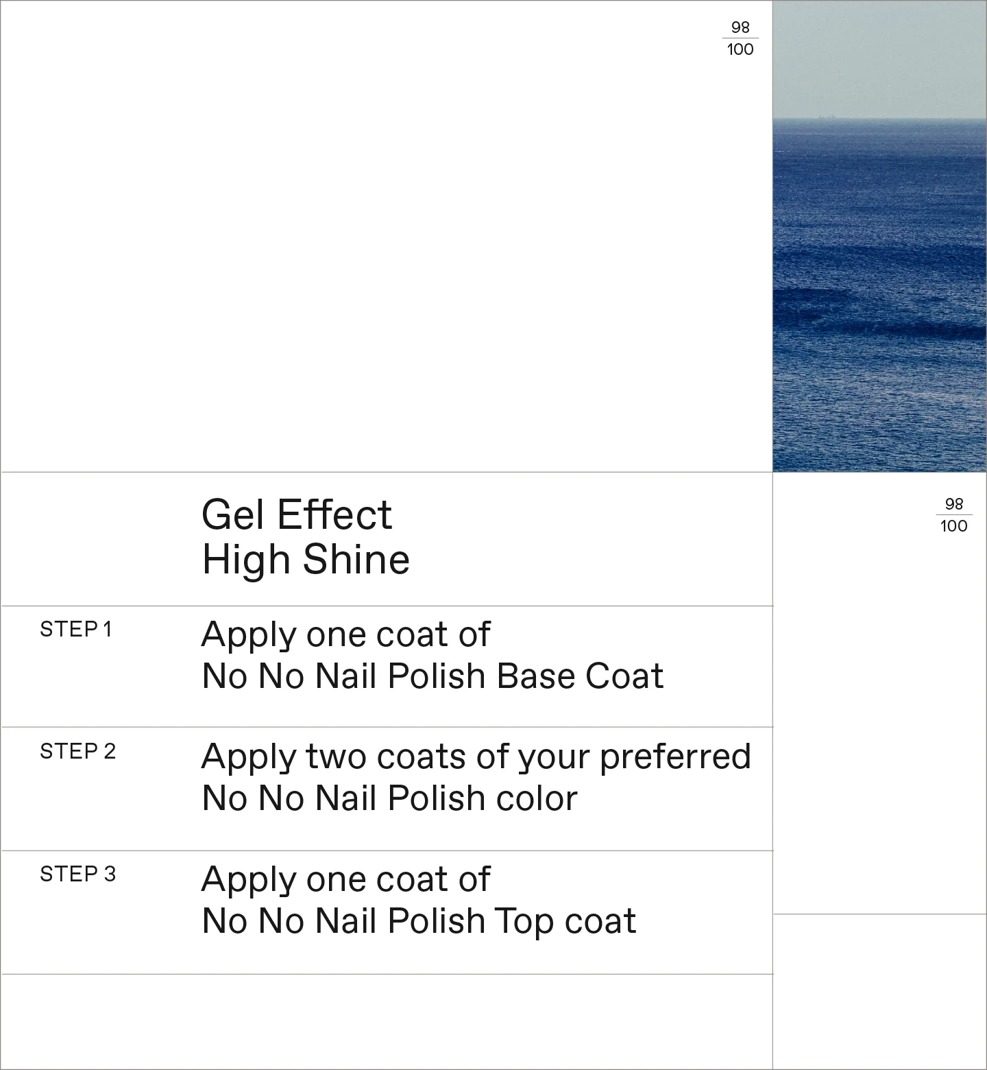No No Nail Polish Aegean Sea - Image 3