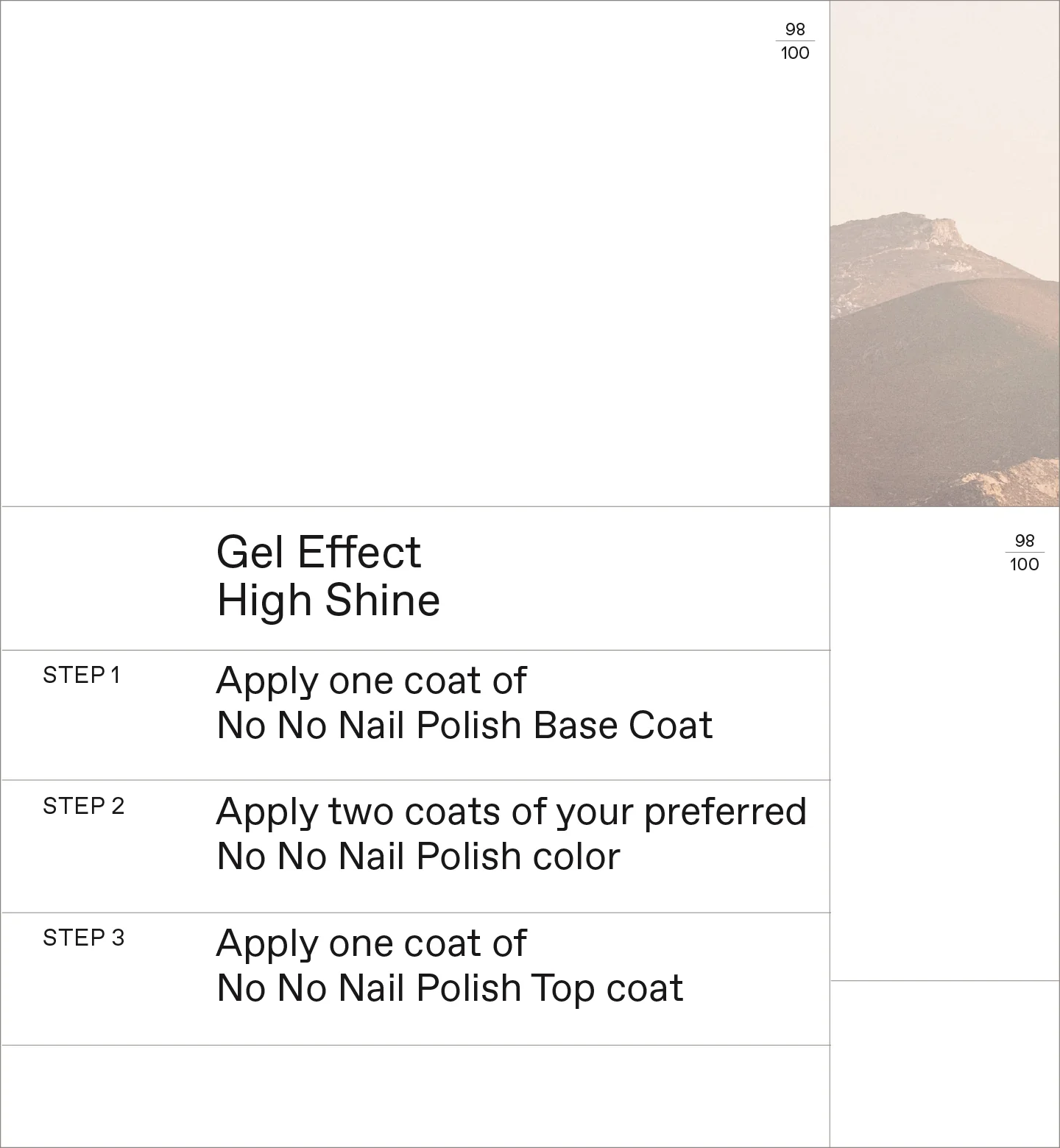 No No Nail Polish Jelly Peach - Image 3
