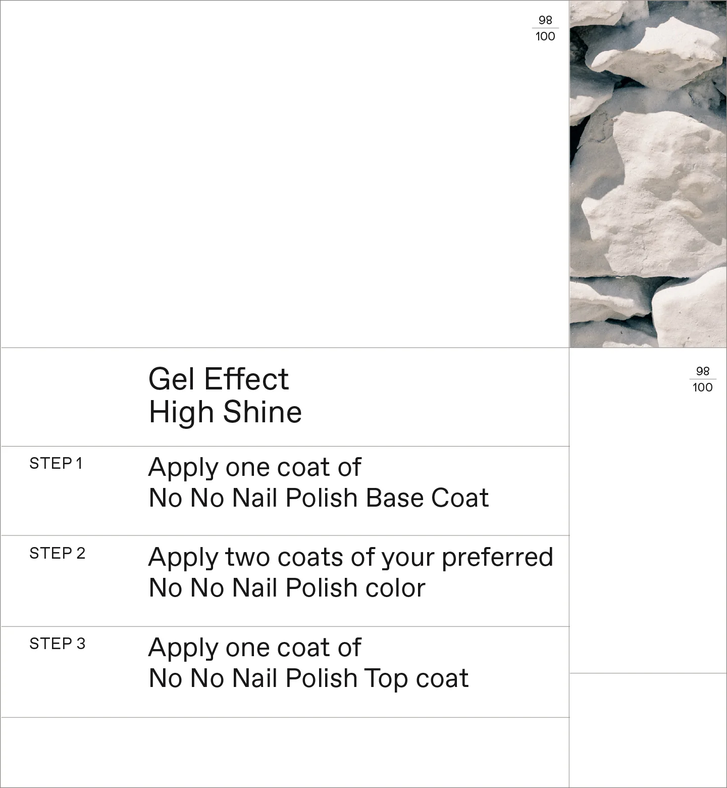 No No Nail Polish Pure White - Image 3