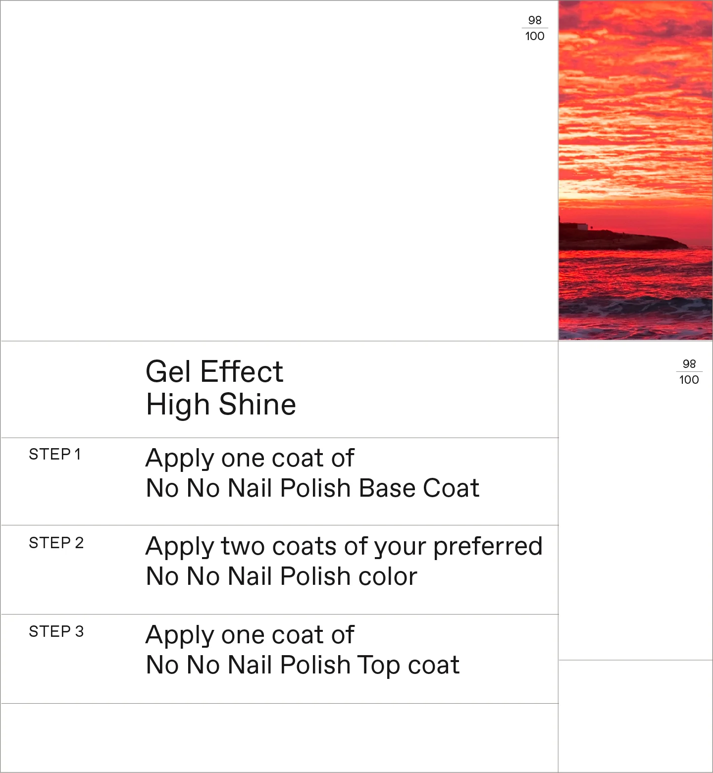 No No Nail Polish True Coral - Image 3