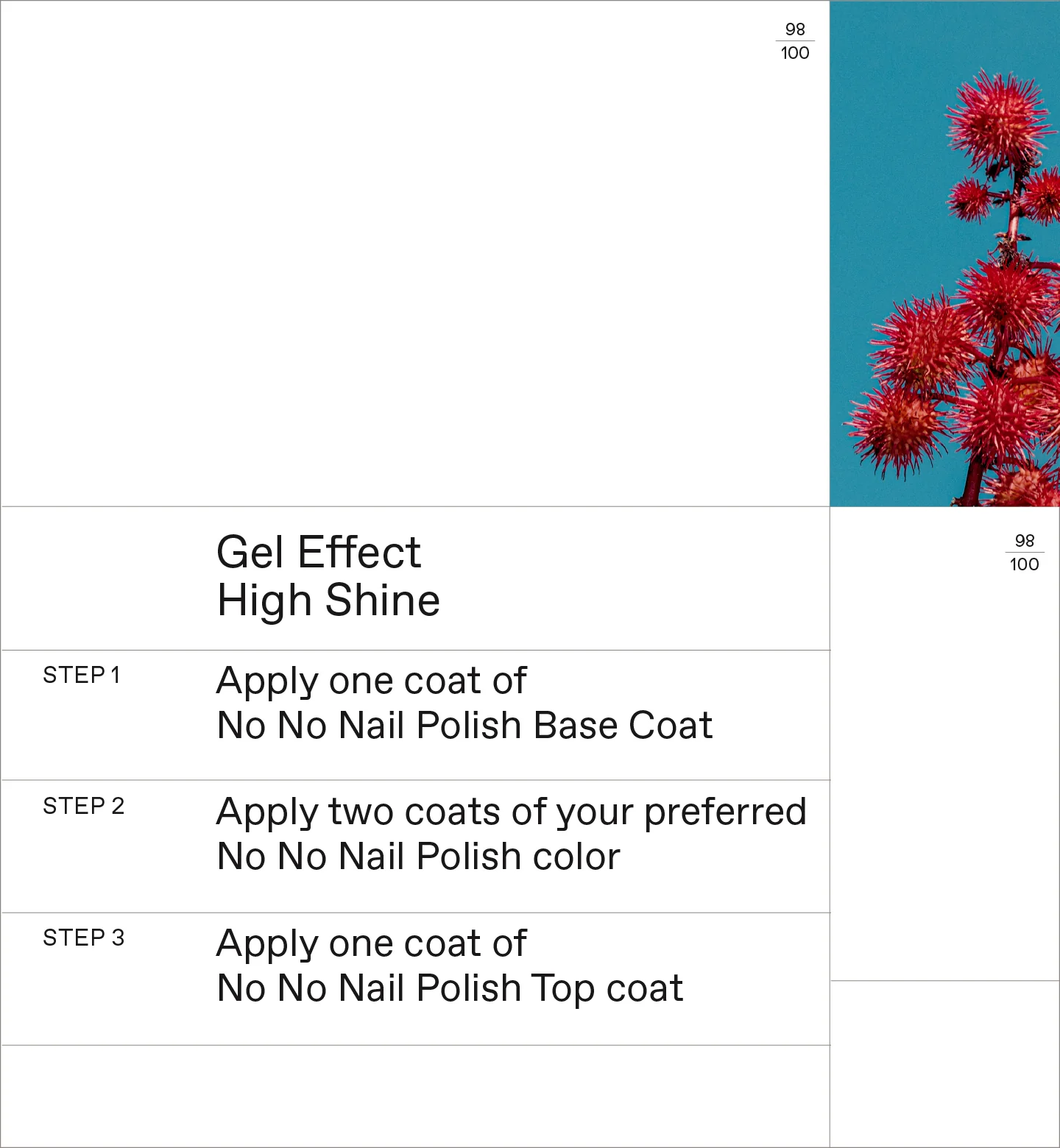 No No Nail Polish True Red - Image 3