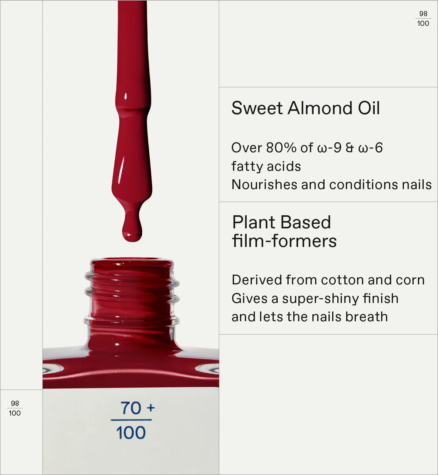 No No Nail Polish Wine Red - Image 4